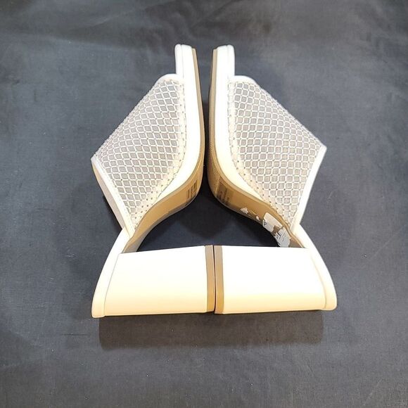 BRAND NEW DIBA MESH EMBELLISHED MULES WITH BLOCK HEEL SANDAL G1 - Picture 10 of 14
